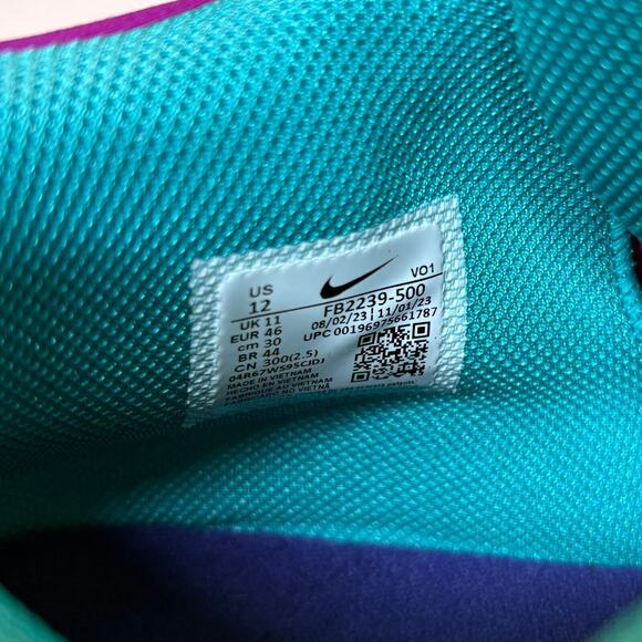 Nike LeBron James Witness Field Purple Violet Blue Basketball Sneakers US Sz 12 - Picture 13 of 13